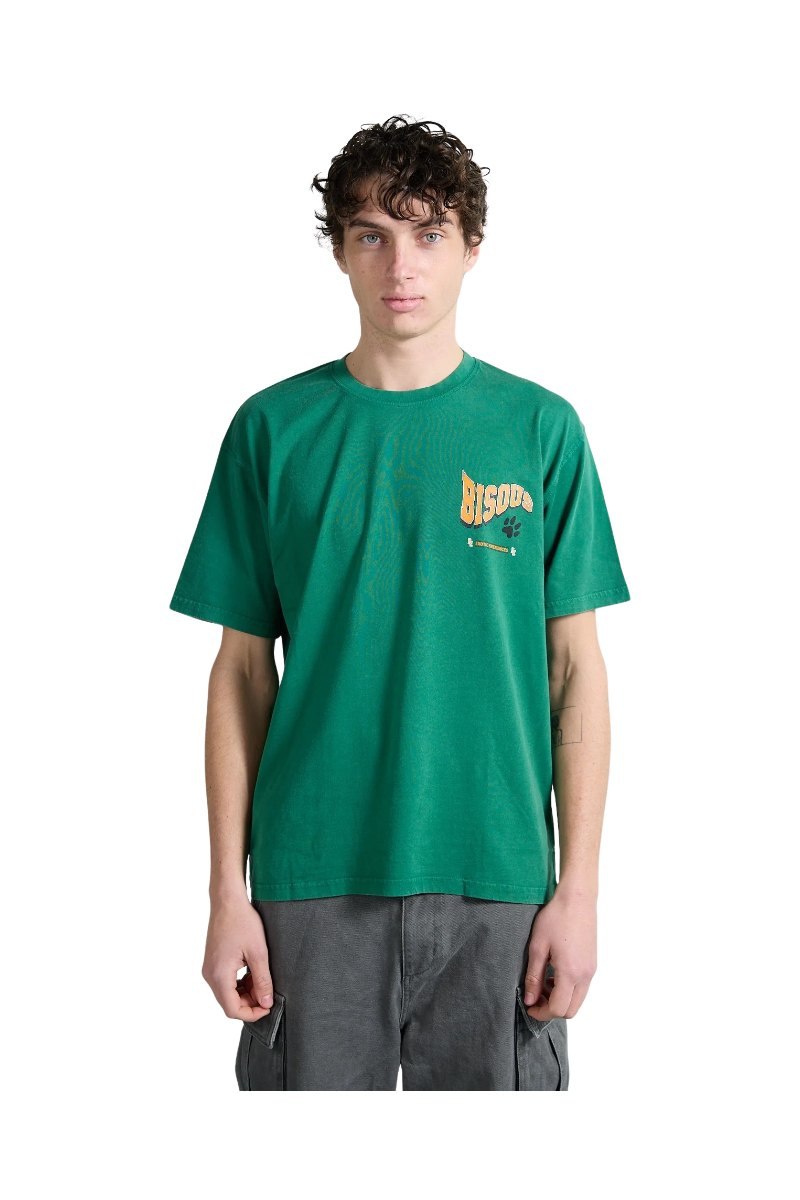 BISOUS SKATEBOARDS BOBCAT T-SHIRT Forest Green