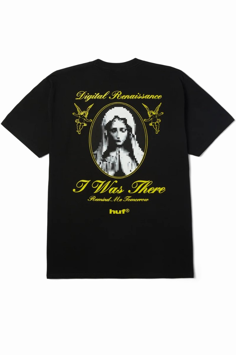 HUF DIGITAL RENAISSANCE T-SHIRT Black