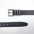 Y2K Punk Vintage Distressed Nail Buckle Full Grain Leather Belt Unisex