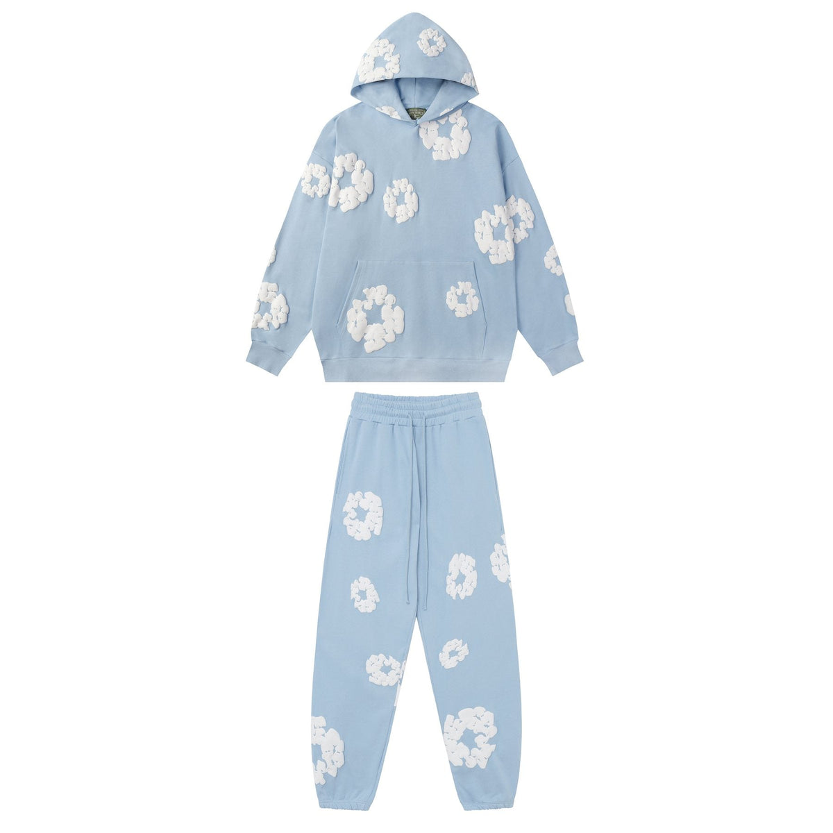 DENIM TEARS Floral Graphic Hoodie & Sweatpants Set