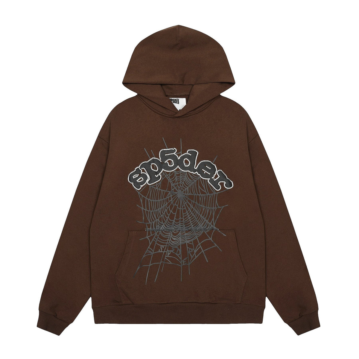 Sp5der Spiderweb Graphic Pullover Hoodie