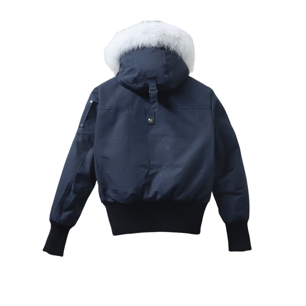 Moose Knuckles Original Debbie Bomber Jacket Navy