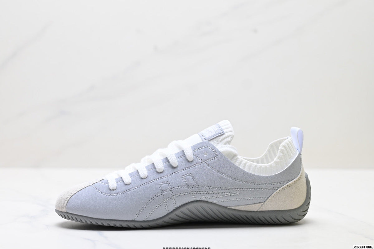 Onitsuka Tiger Low Profile Runner White Silver Unisex Shoes Style 31