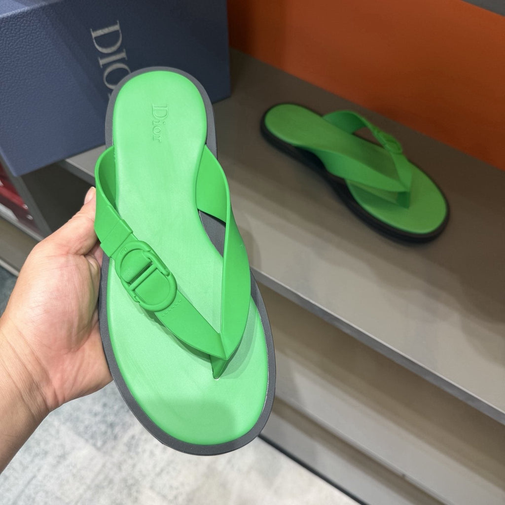 Dior Rivage Buckle Thong Sandals
