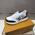 Louis Vuitton Contrast-Trim Low-Top Sneakers