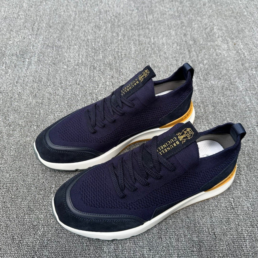 Brunello Cucinelli Knit Low-Top Sneakers