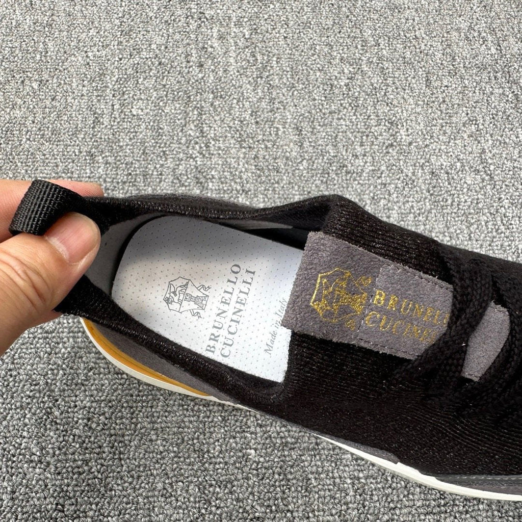 Brunello Cucinelli Knit Low-Top Sneakers
