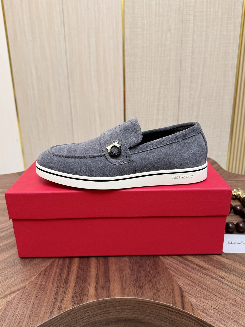 Salvatore Ferragamo Men's Textured Slip-On Loafers