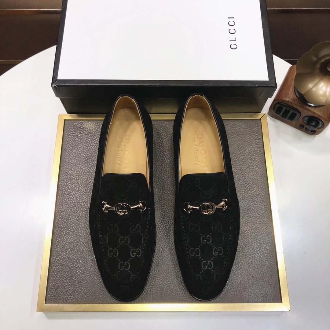 Gucci Men's Patterned Bit Loafers