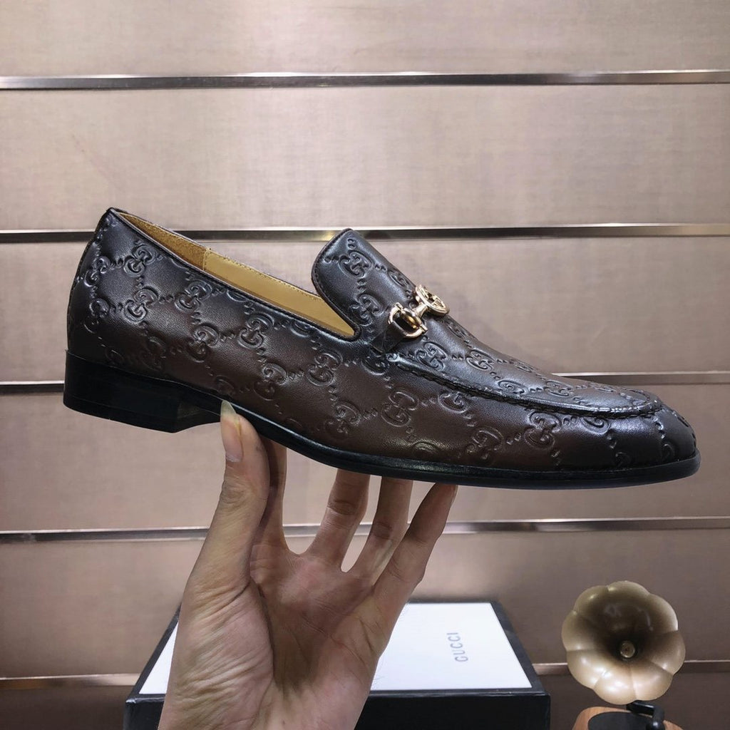 Gucci Men's Patterned Bit Loafers