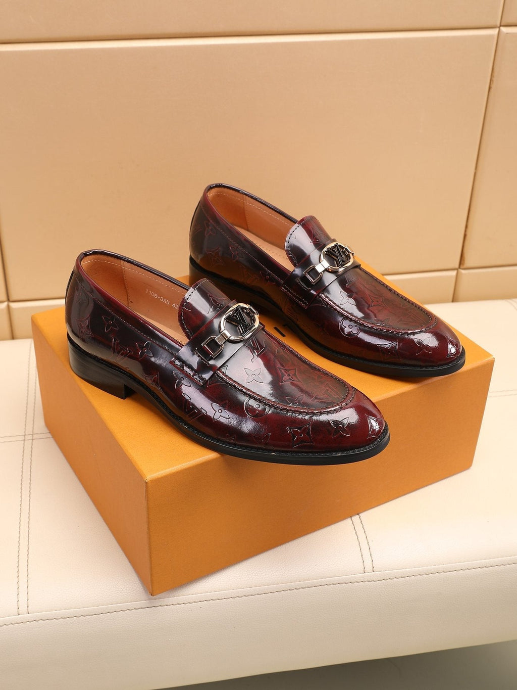 Louis Vuitton Embossed Bit Loafers