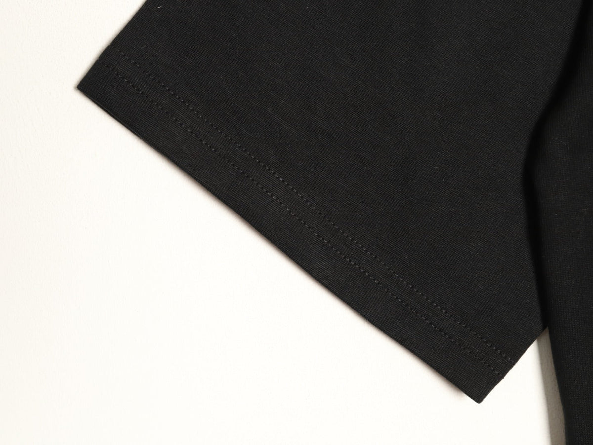 Louis Vuitton Dashed Cloud Logo Graphic T-Shirt - Black