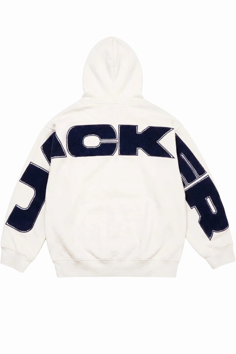JACKER YETORIUS HOODIE Cream / Navy